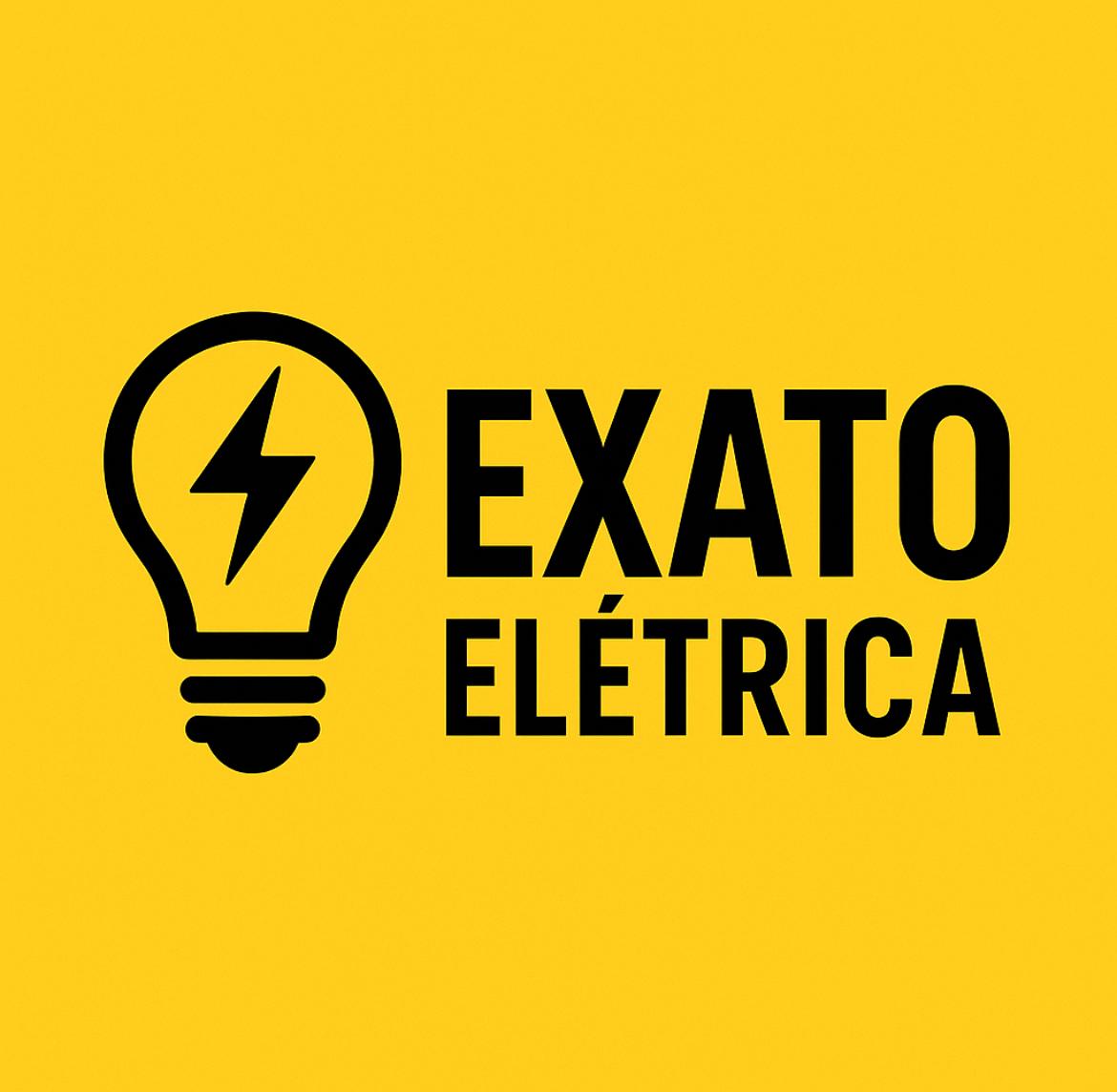 Exato Elétrica - Logo da empresa de serviços elétricos